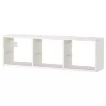 Каркас настенной полки, белый, 99x21x30 см, TROFAST IKEA