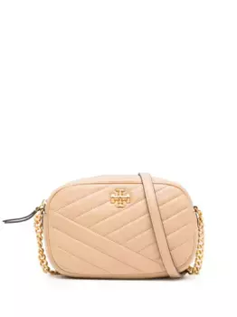 Каркасная сумка Kira Chevron Tory Burch, коричневый