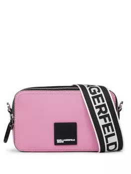 Каркасная сумка с логотипом Karl Lagerfeld Jeans, розовый