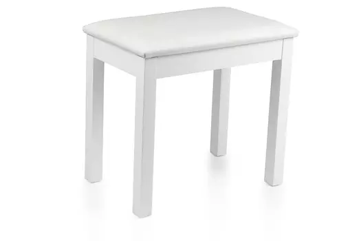 Каркасы Традиционная деревянная скамья для фортепиано белого цвета Gator Frameworks Traditional Wooden Piano Bench In White