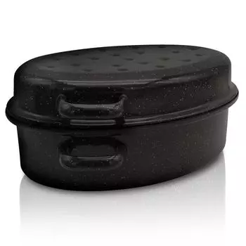 Karl Krger G4208F Жаровня для гуся с крышкой в крапинку, 42 см, 10 л Karl Krueger