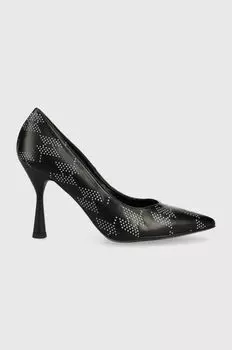 Карл Лагерфельд PANACHE HI на каблуках Karl Lagerfeld, черный