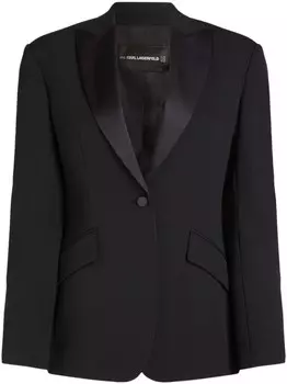 Karl Lagerfeld блейзер по фигуре, черный