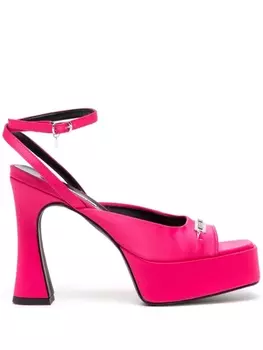 Karl Lagerfeld босоножки Lazula 120 с логотипом, розовый