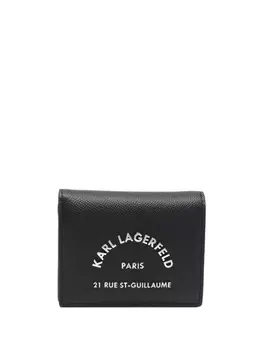 Karl Lagerfeld бумажник с логотипом, черный