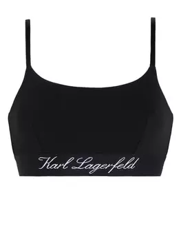 Karl Lagerfeld бюстгальтер-бралетт для отеля, черный