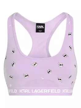 Karl Lagerfeld бюстгальтер-бралетт Ikonik 2.0, розовый