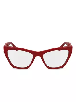 Karl Lagerfeld butterfly-frame очки, красный