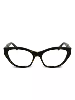 Karl Lagerfeld cat-eye солнцезащитные очки, коричневый