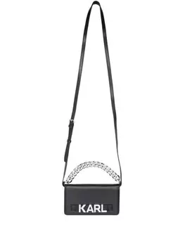 Karl Lagerfeld чехол для телефона с логотипом, черный