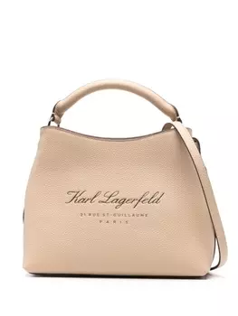 Karl Lagerfeld двусторонняя сумка-тоут Hotel Karl, нейтральный цвет