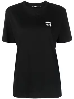 Karl Lagerfeld футболка Ikonik 2.0 из органического хлопка, черный