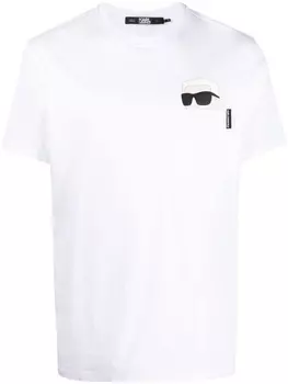Karl Lagerfeld футболка Ikonik 2.0 с карманом, белый