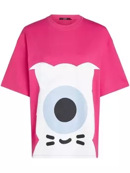 Karl Lagerfeld футболка из коллаборации с Darcel Disappoints, розовый