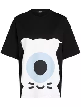 Karl Lagerfeld футболка из коллаборации с Darcel Disappoints, черный
