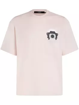 Karl Lagerfeld футболка из коллаборации с Darcel Disappoints, розовый