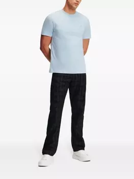 Karl Lagerfeld футболка Kameo с вышитым логотипом, синий