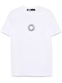 Karl Lagerfeld футболка с круглым вырезом, белый
