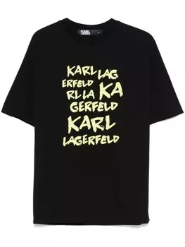 Karl Lagerfeld футболка с круглым вырезом, черный