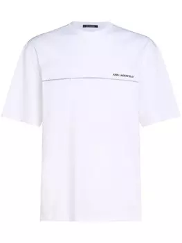 Karl Lagerfeld футболка с логотипом, белый
