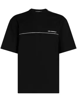 Karl Lagerfeld футболка с логотипом, черный