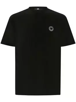 Karl Lagerfeld футболка с логотипом, черный
