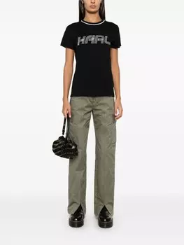 Karl Lagerfeld футболка с логотипом, черный