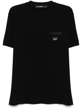 Karl Lagerfeld футболка с логотипом, черный