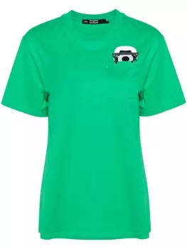 Karl Lagerfeld футболка с логотипом из коллаборации с Darcel Disappoints, зеленый