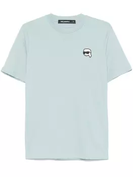 Karl Lagerfeld футболка с нашивкой Karl Ikon, синий