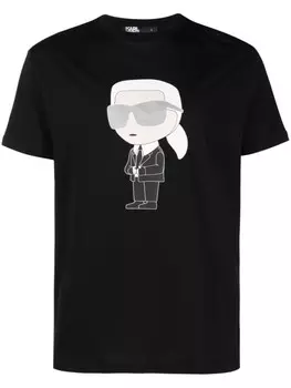 Karl Lagerfeld футболка с принтом Karl, черный