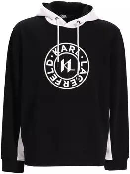 Karl Lagerfeld худи с логотипом, черный