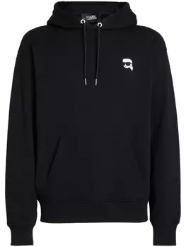 Karl Lagerfeld худи с нашивкой K/Ikonik, черный