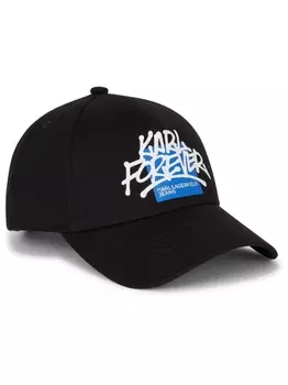 Karl Lagerfeld Jeans бейсболка из коллаборации с Crapule2000, черный
