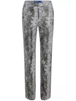 Karl Lagerfeld Jeans брюки из искусственной кожи со змеиным принтом