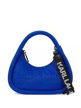 Karl Lagerfeld Jeans дутая сумка-тоут, синий