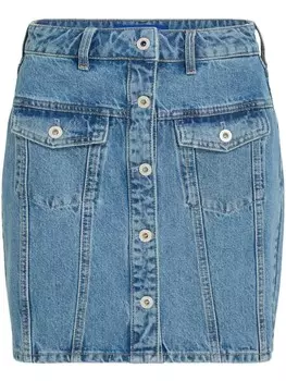 Karl Lagerfeld Jeans джинсовая юбка мини, синий