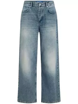 Karl Lagerfeld Jeans джинсы широкого кроя с эффектом потертости, синий