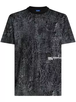 Karl Lagerfeld Jeans футболка с принтом, черный