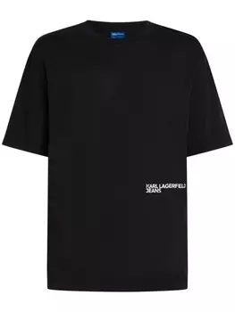 Karl Lagerfeld Jeans футболка с принтом, черный