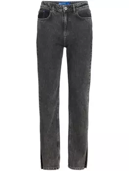 Karl Lagerfeld Jeans high-rise straight-leg jeans, черный