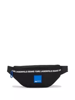 Karl Lagerfeld Jeans поясная сумка Urban с логотипом, черный