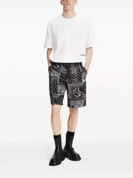 Karl Lagerfeld Jeans спортивные шорты с принтом, черный