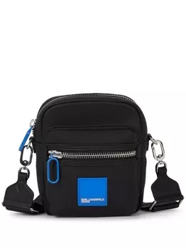 Karl Lagerfeld Jeans сумка через плечо с логотипом, черный