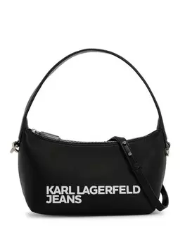Karl Lagerfeld Jeans сумка через плечо с логотипом, черный
