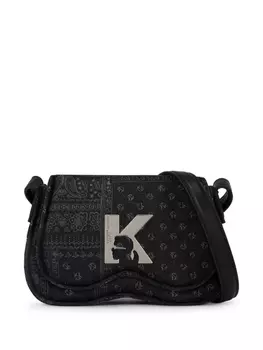 Karl Lagerfeld Jeans сумка через плечо Sunglass с принтом, черный