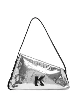 Karl Lagerfeld Jeans сумка на плечо Geo, серебряный