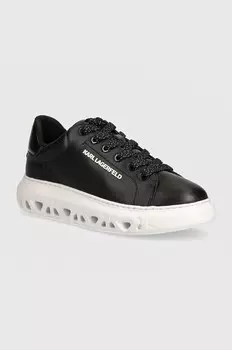 Karl Lagerfeld KAPRI KITE кожаные кроссовки, черный