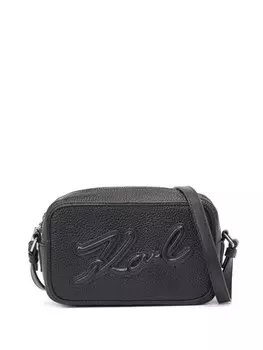 Karl Lagerfeld каркасная сумка K/Skuare из зернистой кожи