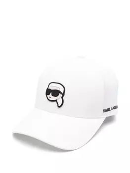 Karl Lagerfeld кепка Ikon Karl, белый